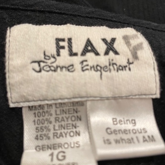 FLAX by Jeanne Engelhart Shirt Women 1G 18-20 Linen top - Picture 7 of 8